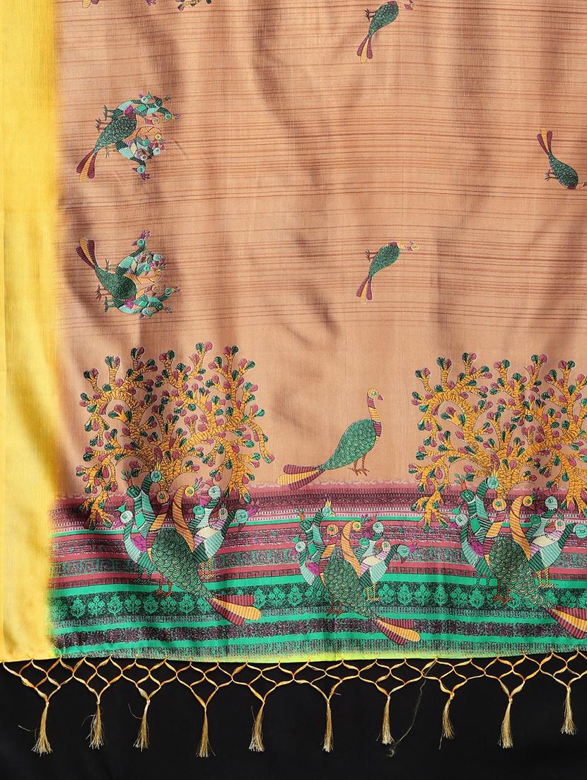 conversational mysore silk saree with blouse - 17413770 - Zoom Image - 4