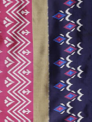 ikat mysore silk saree with blouse - 17413781 - Standard Image - 6