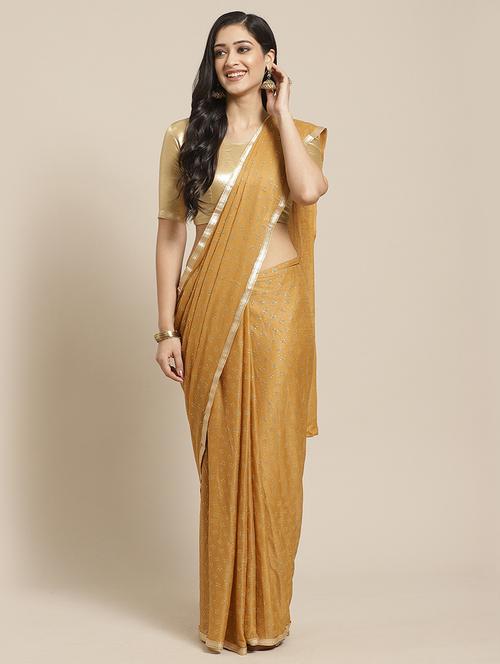 floral printed saree with blouse - 17413914 - Standard Image - 1