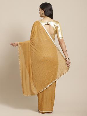 floral printed saree with blouse - 17413914 - Standard Image - 2