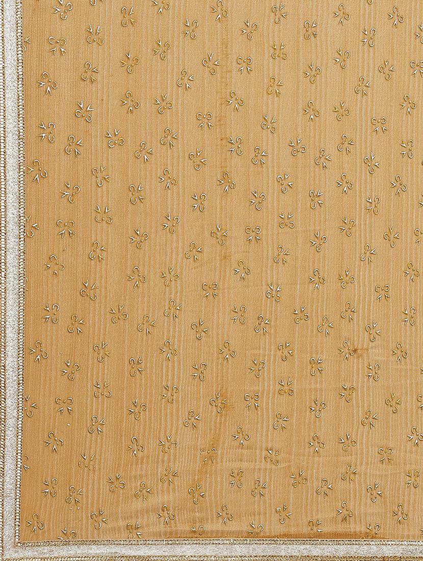 floral printed saree with blouse - 17413914 - Zoom Image - 4