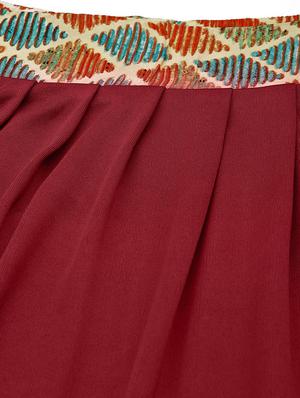boat neck pleated top - 17413922 - Standard Image - 5