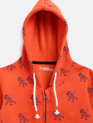 orange fleece track wear - 17413931 - Standard Image - 5