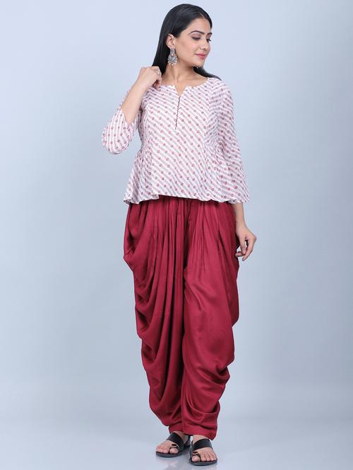 printed top pants set - 17413940 - Standard Image - 1