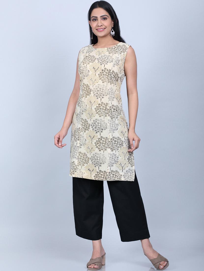 printed kurta palazzo set - 17413946 - Zoom Image - 1