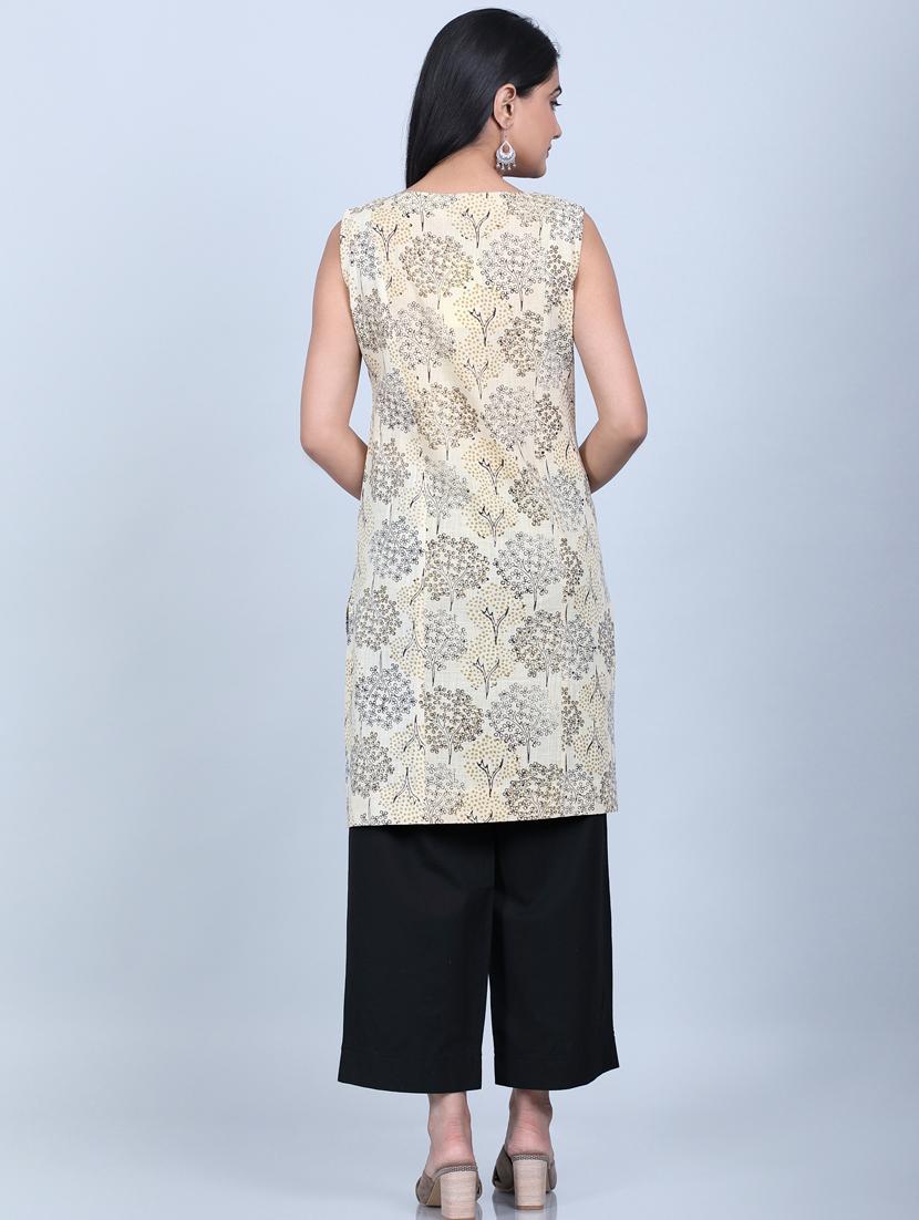 printed kurta palazzo set - 17413946 - Zoom Image - 3