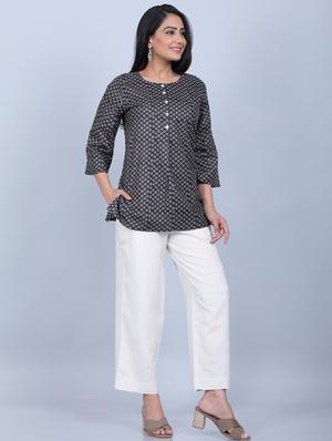 printed top pants set - 17413950 - Standard Image - 2
