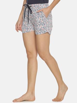 drawstring waist printed short - 17414283 - Standard Image - 2