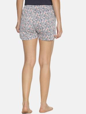 drawstring waist printed short - 17414283 - Standard Image - 3