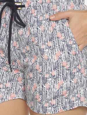 drawstring waist printed short - 17414283 - Standard Image - 5