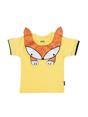 yellow cotton blend shorts set - 17414304 - Standard Image - 3