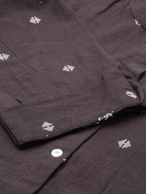 geometrical a-line kurta - 17414359 - Standard Image - 6
