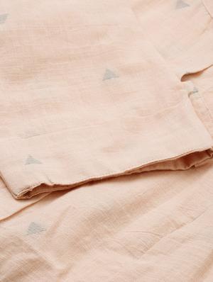dobby work a-line kurta - 17414363 - Standard Image - 6