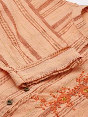 embroidered straight kurta - 17414382 - Standard Image - 6