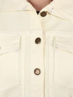 belted denim jacket - 17414476 - Standard Image - 5