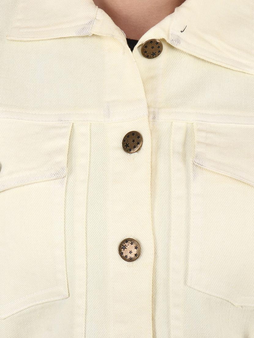 belted denim jacket - 17414476 - Zoom Image - 5