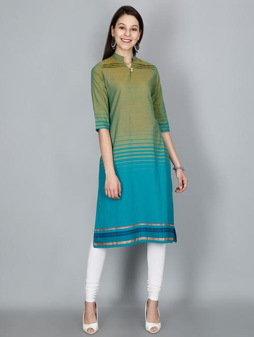 striped straight kurta - 17414512 - Very Small Image - 1