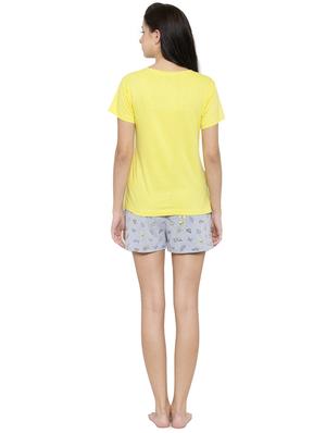 printed nightwear shorts set - 17414807 - Standard Image - 3