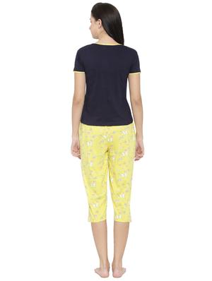 printed nightwear capri set - 17414814 - Standard Image - 3
