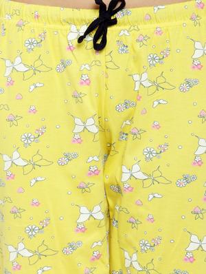 printed nightwear capri set - 17414814 - Standard Image - 4