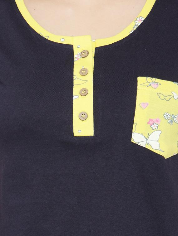 printed nightwear capri set - 17414814 - Zoom Image - 5