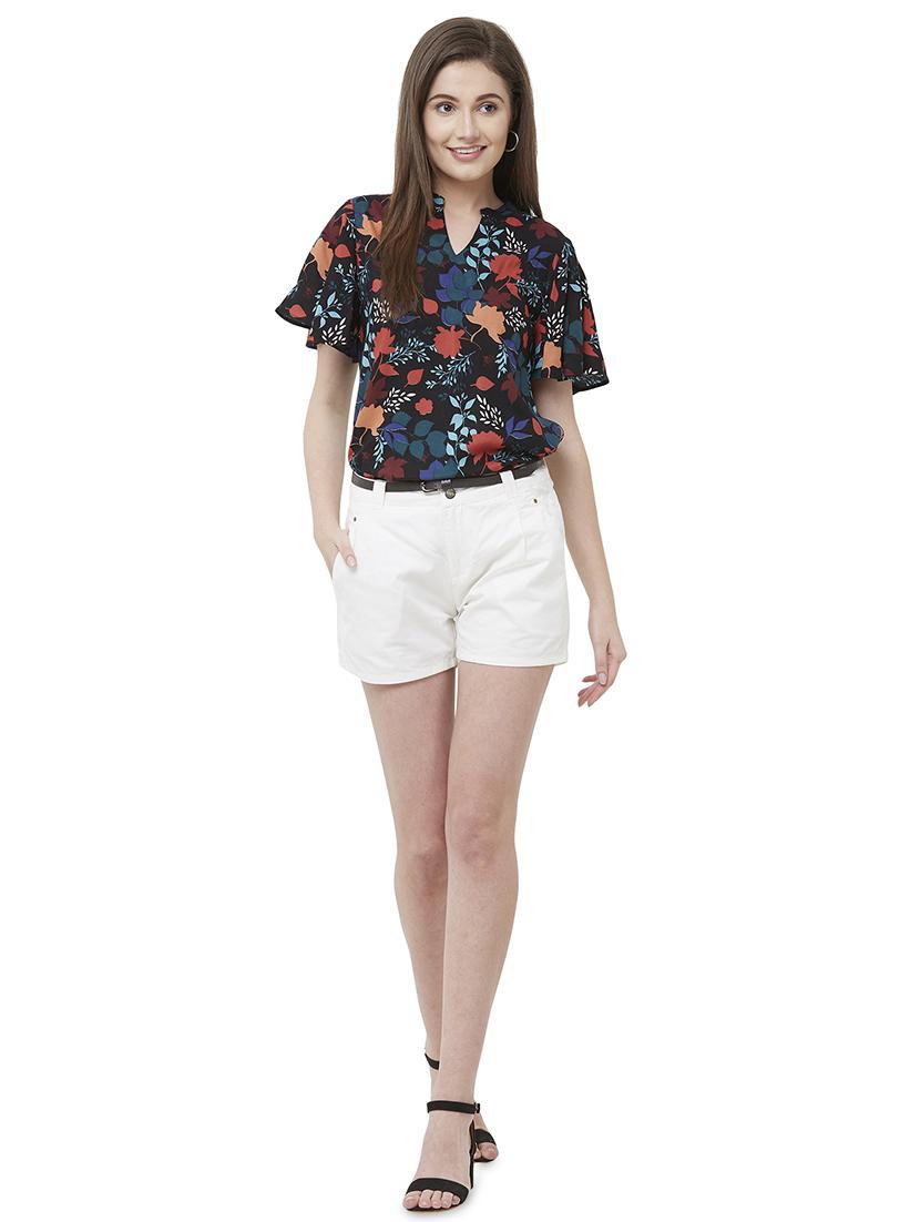 mid rise denim short - 17415041 - Zoom Image - 4