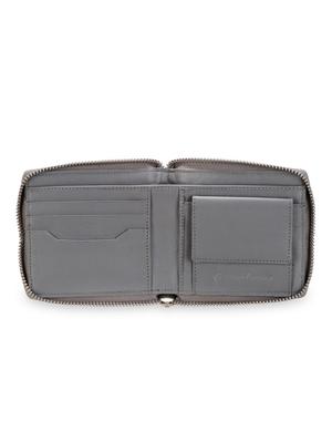 grey leather wallet - 17415279 - Standard Image - 3