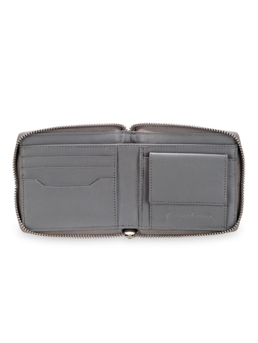 grey leather wallet - 17415279 - Zoom Image - 3