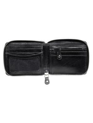 black leather wallet - 17415300 - Standard Image - 3
