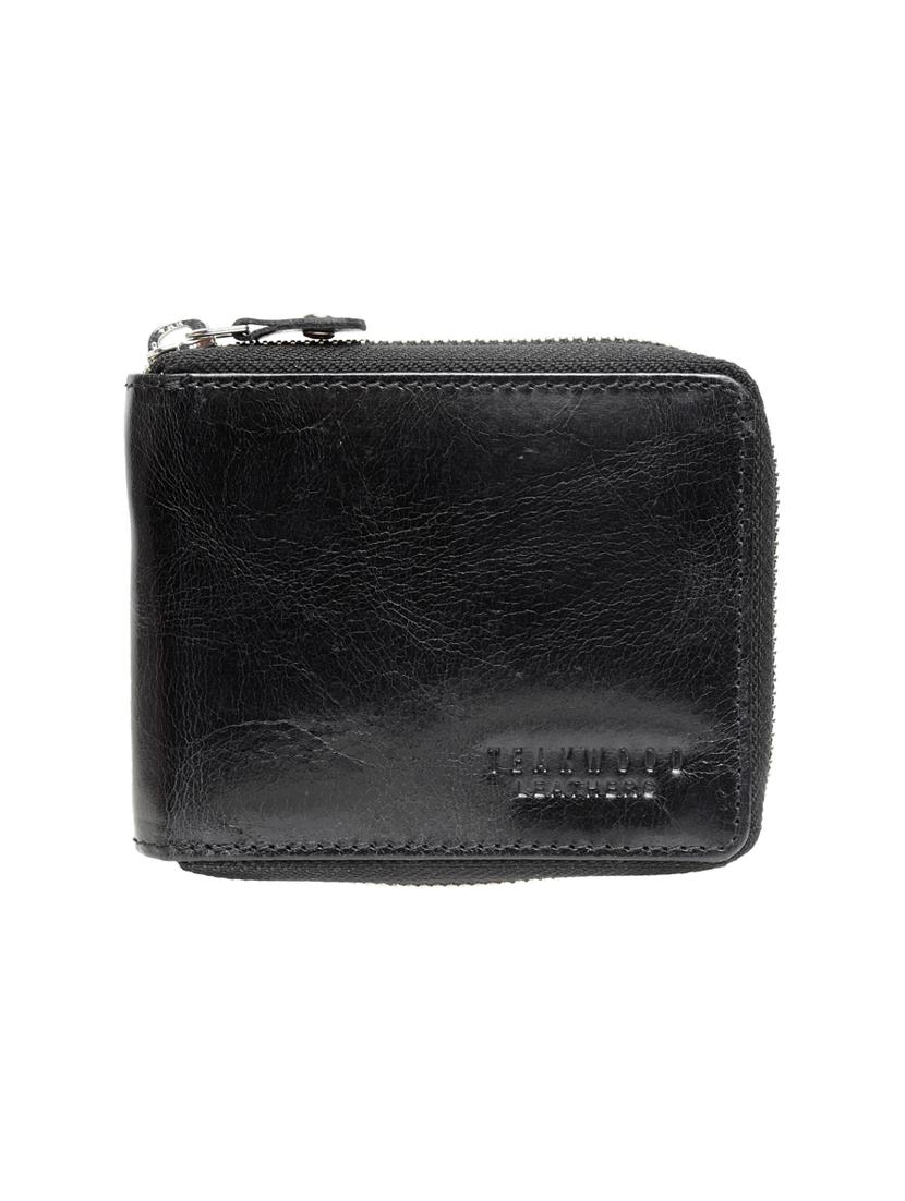 black leather wallet - 17415300 - Zoom Image - 1