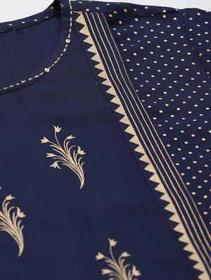 printed straight kurta - 17415331 - Standard Image - 4