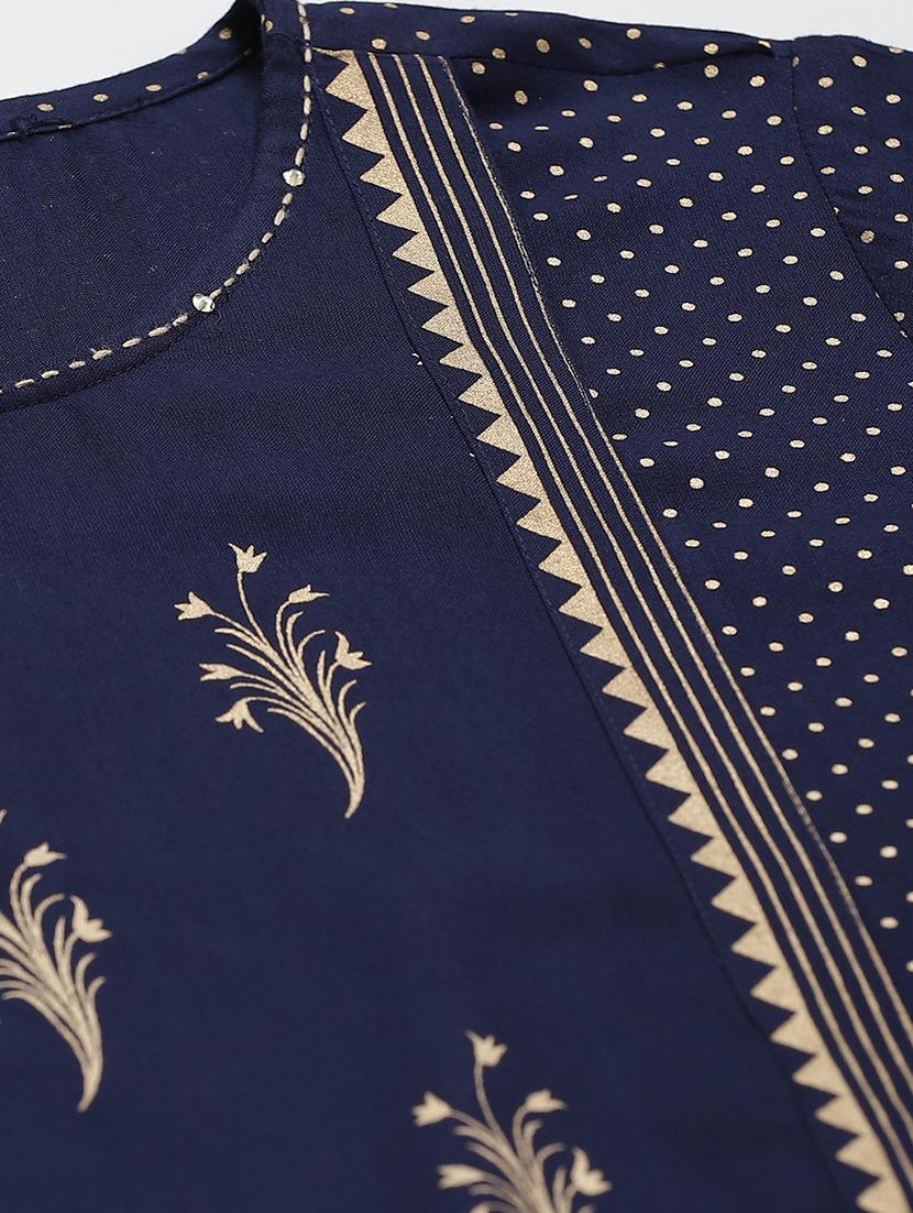 printed straight kurta - 17415331 - Zoom Image - 4
