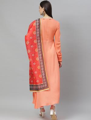 solid flared kurta - 17415335 - Standard Image - 3