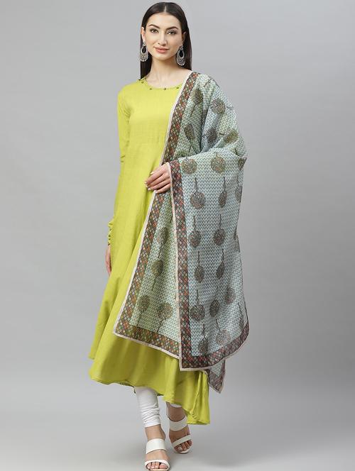 solid flared kurta - 17415336 - Standard Image - 1