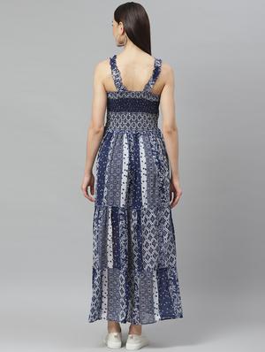 cami neck printed gown - 17415437 - Standard Image - 3