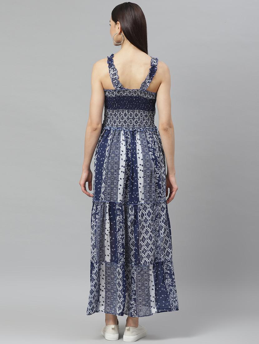 cami neck printed gown - 17415437 - Zoom Image - 3