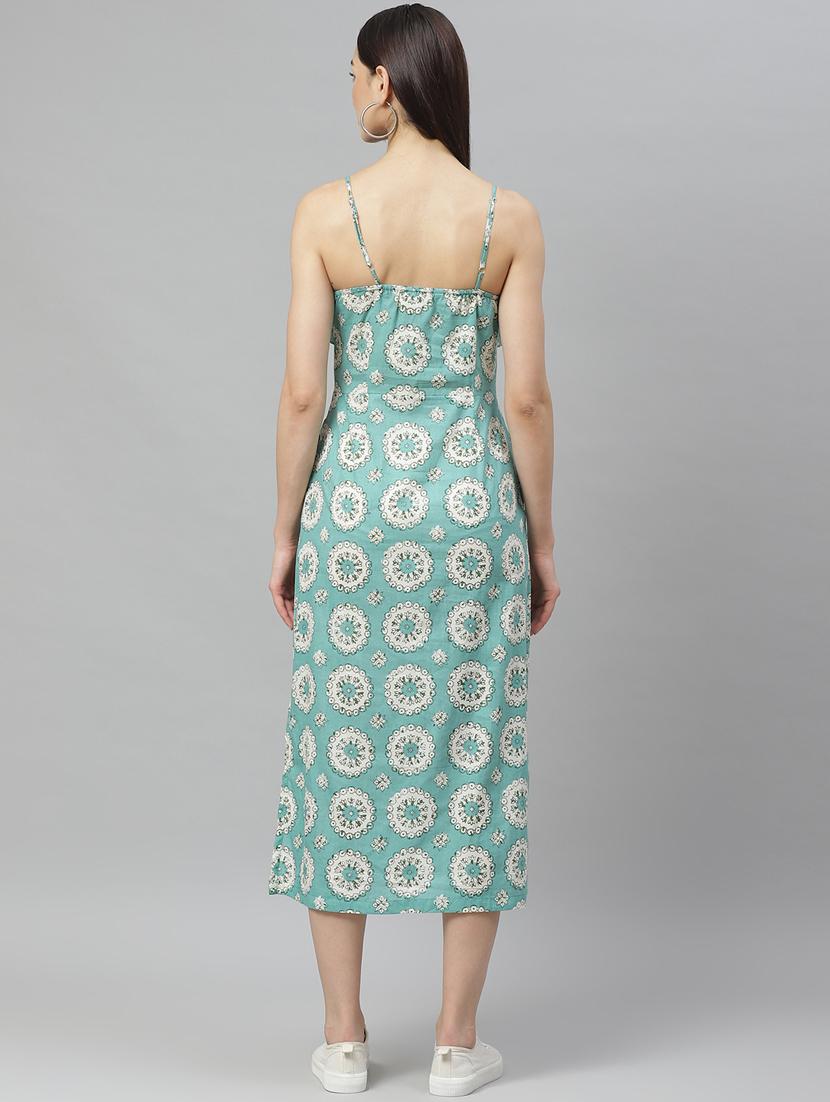 cami neck floral a-line dress - 17415441 - Zoom Image - 3