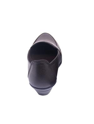 brown synthetic slip on ballerina - 17415444 - Standard Image - 3