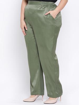 mid rise flat front trouser - 17415509 - Standard Image - 2