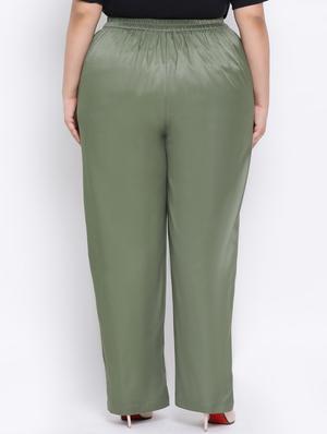 mid rise flat front trouser - 17415509 - Standard Image - 3
