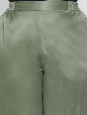 mid rise flat front trouser - 17415509 - Standard Image - 5