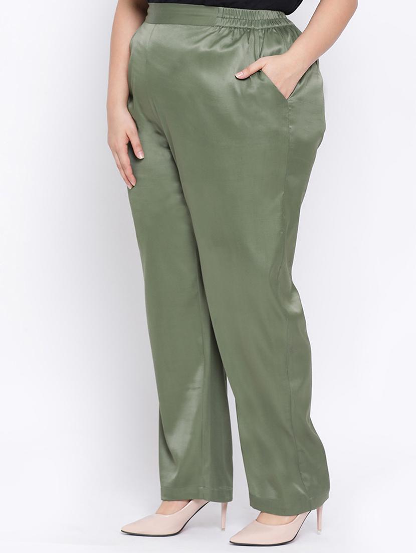 mid rise flat front trouser - 17415509 - Zoom Image - 2