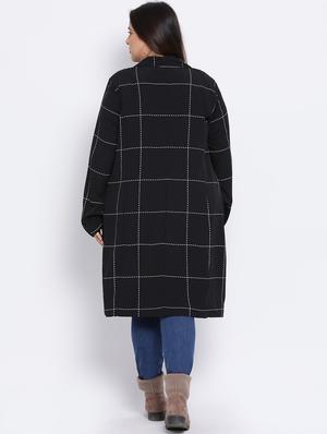 lapel neck checkered blazer - 17415519 - Standard Image - 3