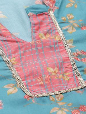 floral kurta pant set - 17415575 - Standard Image - 4