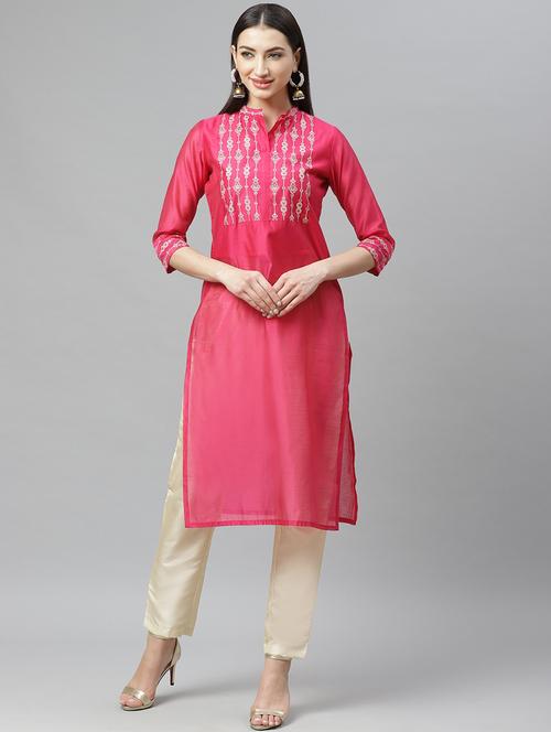 printed kurta pant set - 17415580 - Standard Image - 1