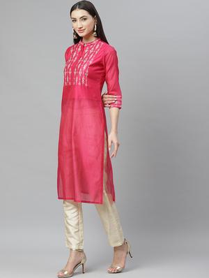 printed kurta pant set - 17415580 - Standard Image - 2