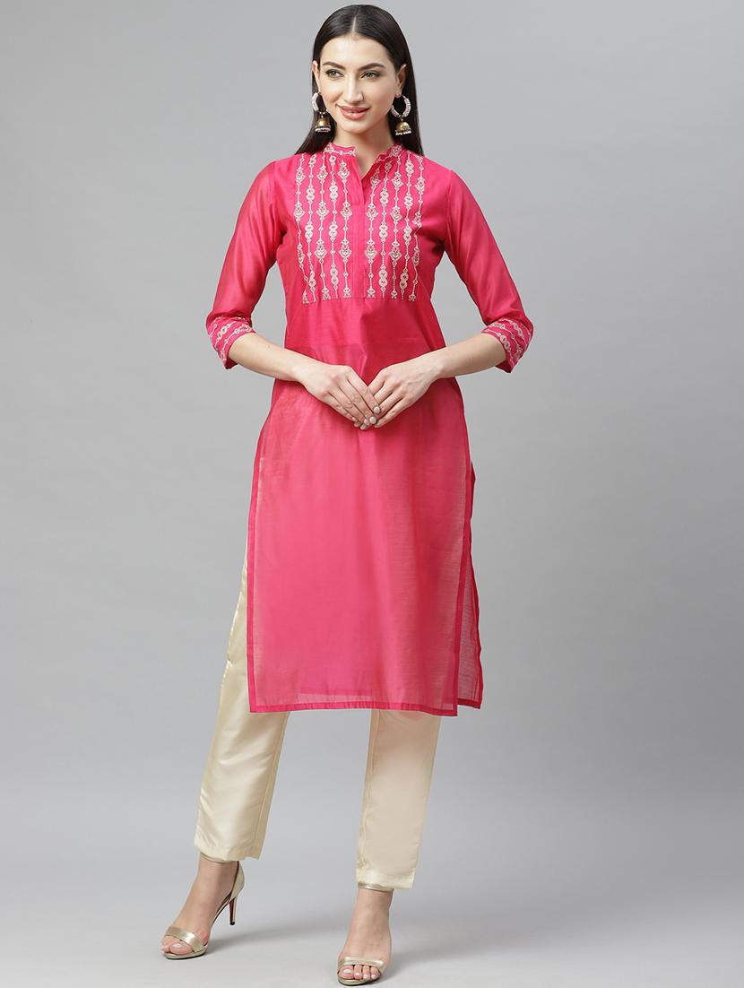 printed kurta pant set - 17415580 - Zoom Image - 1