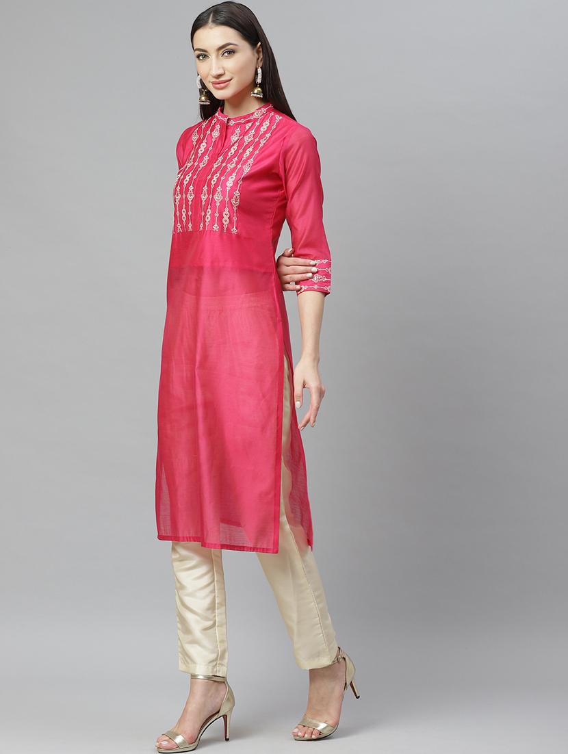 printed kurta pant set - 17415580 - Zoom Image - 2