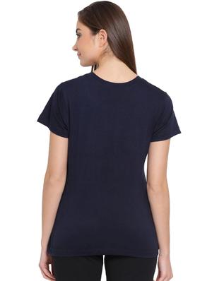 round neck typographic tee - 17415605 - Standard Image - 3
