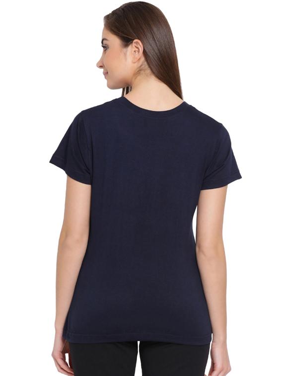 round neck typographic tee - 17415605 - Zoom Image - 3